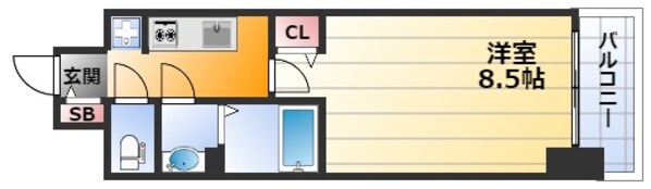 フェニックス新大阪の物件間取画像